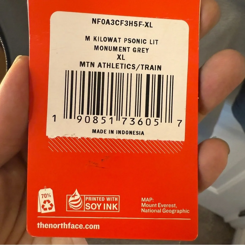 The North Face Mountain Athletics Kilowatt Psonic Lite Jacket Mens XL Grey – NWT - Picture 10 of 14